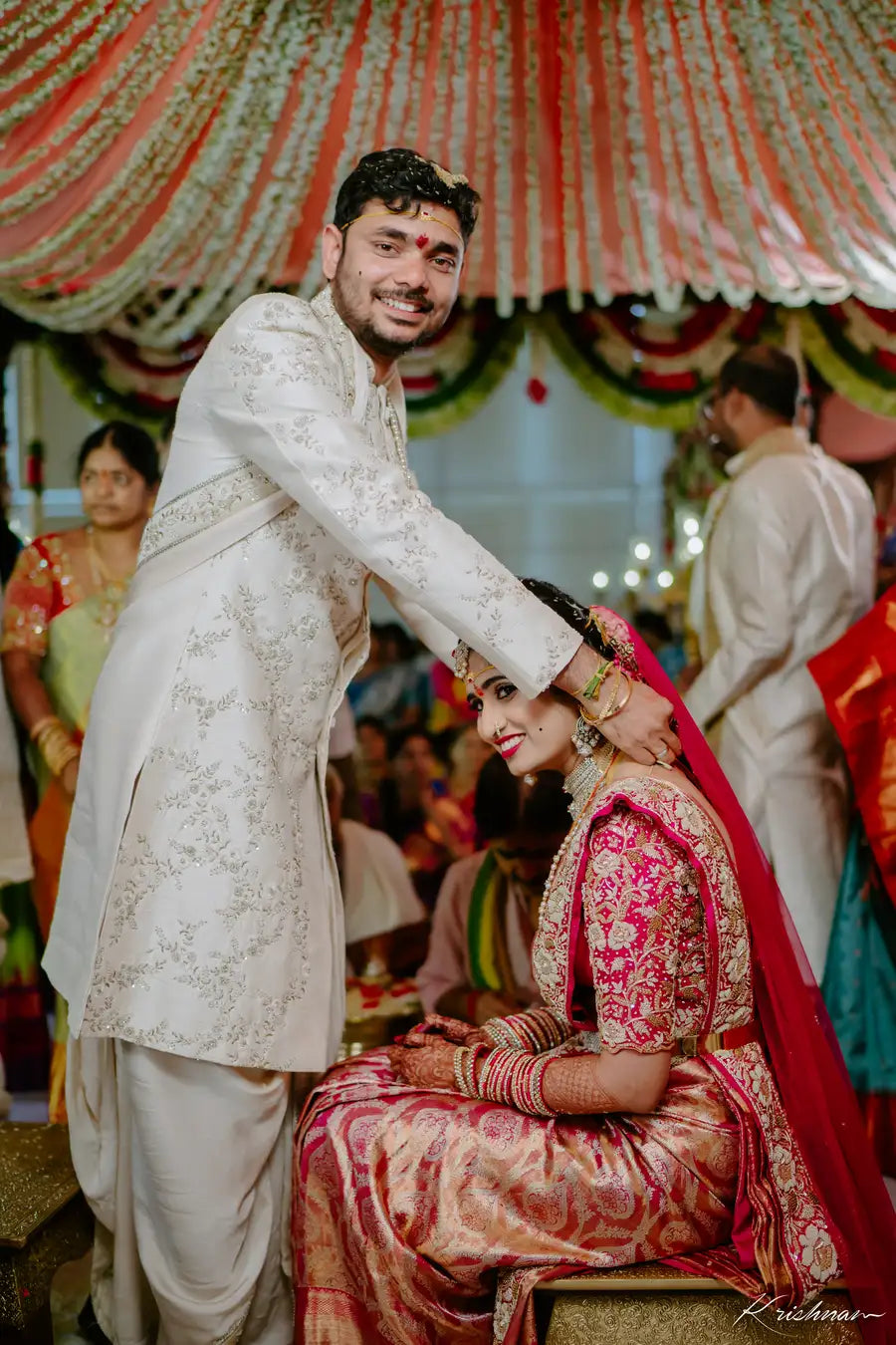 Dreamy Dusk - Embroidered Wedding Sherwani Set
