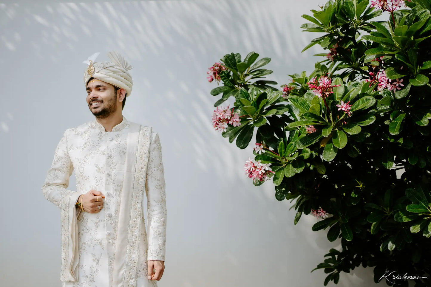 Dreamy Dusk - Embroidered Wedding Sherwani Set