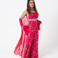 Pink Hand Embroidered Jumpsuit With Jacket