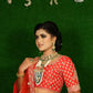 Ruby Radiance - Embroidered Designer Bridal Lehenga