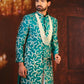 Turquoise Treasure - Embroidered Wedding Sherwani